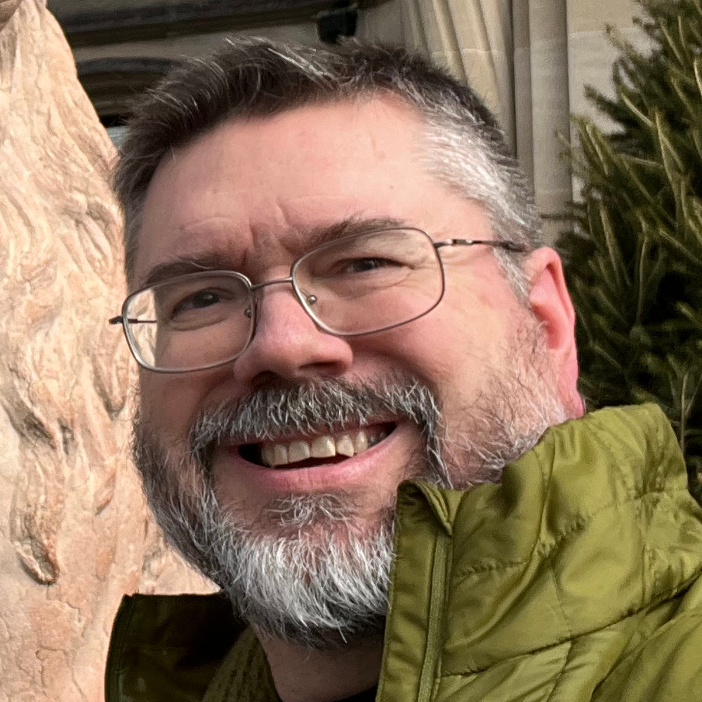 Image of Roger with a beard